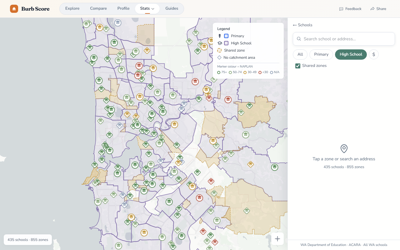 School Catchment Zones
